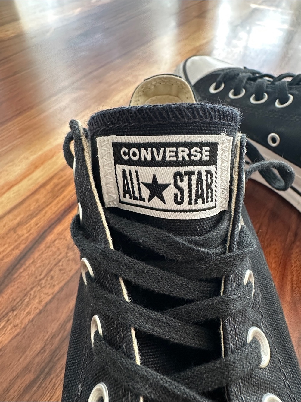 Converse Black and White Low-Top Sneakers - Picture 7 of 7
